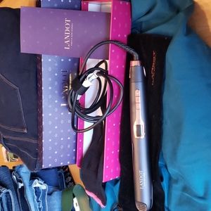 Landot 2 n 1 straightener and hair curler